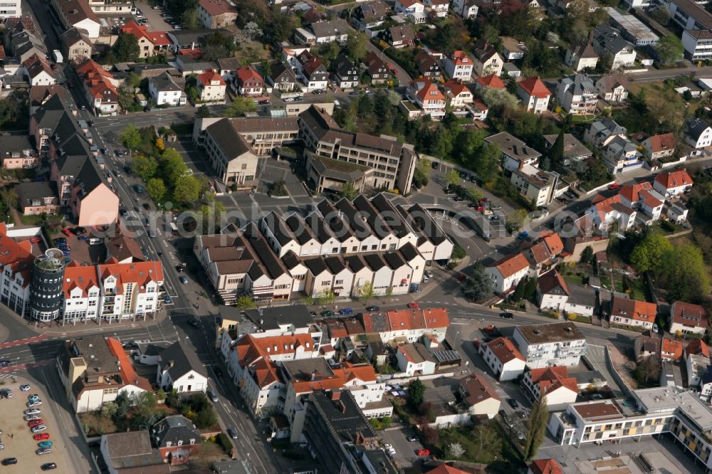 Ingelheim am Rhein from the bird's eye view: Townscape of Ingelheim am Rhein in Rhineland-Palatinate