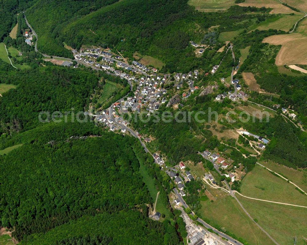 Aerial photograph Kallenfels - View at Kallenfels in Rhineland-Palatinate