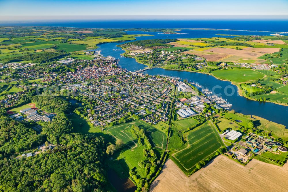 Aerial photograph Kappeln - Location Kappeln an der Schlei in the state of Schleswig-Holstein, Germany