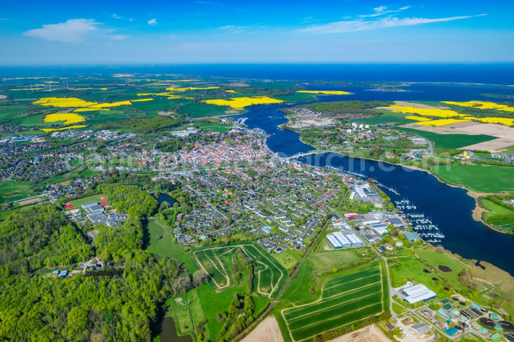 Aerial image Kappeln - Location Kappeln an der Schlei in the state of Schleswig-Holstein, Germany