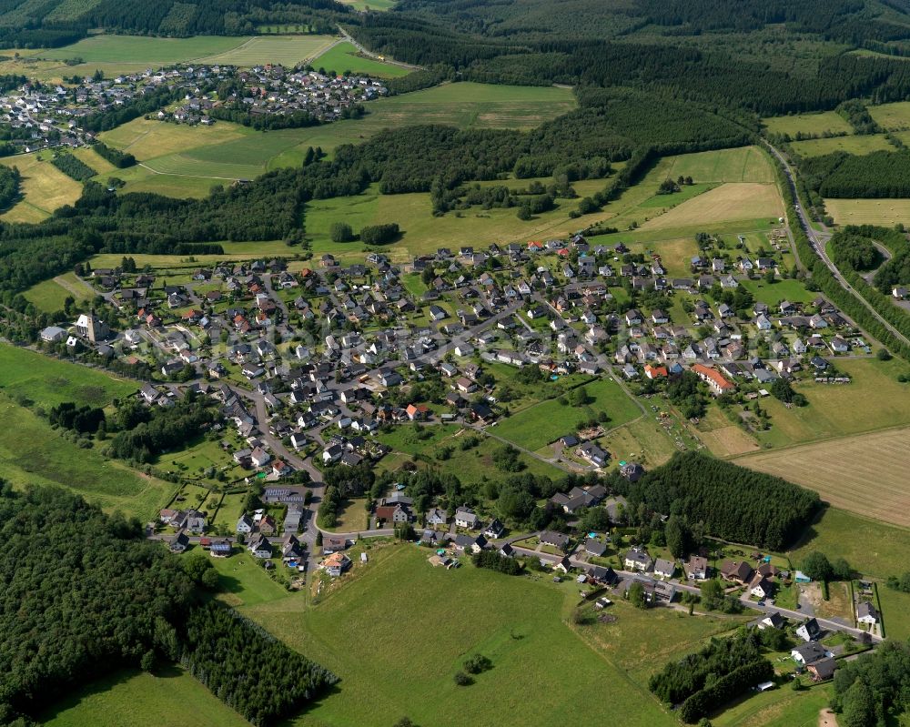 Aerial image Kausen - View of Kausen in Rhineland-Palatinate