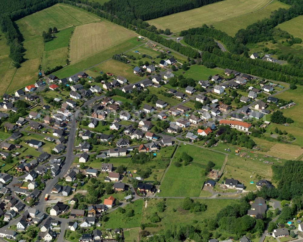 Aerial photograph Kausen - View of Kausen in Rhineland-Palatinate