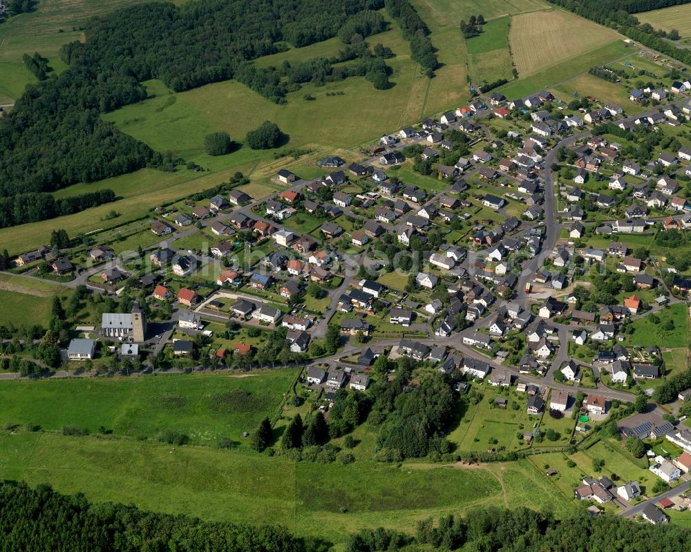 Kausen from above - View of Kausen in Rhineland-Palatinate