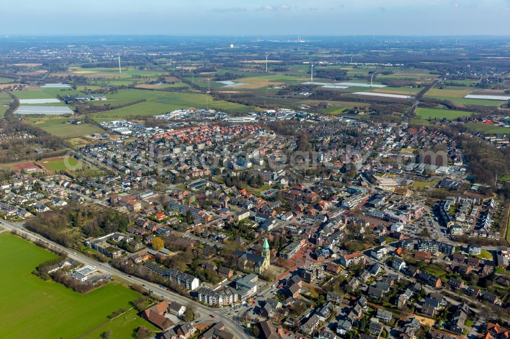 Aerial photograph Kirchhellen - View of Kirchhellen in the state of North Rhine-Westphalia