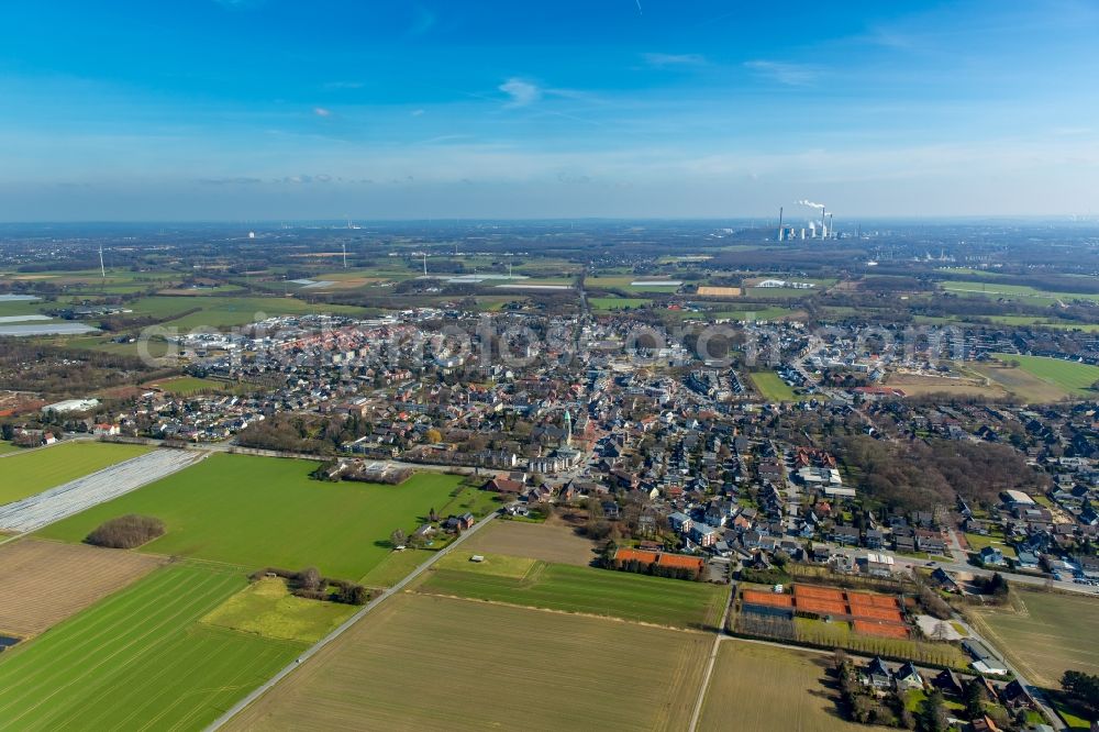 Kirchhellen from above - View of Kirchhellen in the state of North Rhine-Westphalia