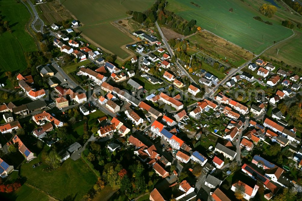 Konken from the bird's eye view: Town View of the streets and houses of the residential areas in Konken in the state Rhineland-Palatinate, Germany