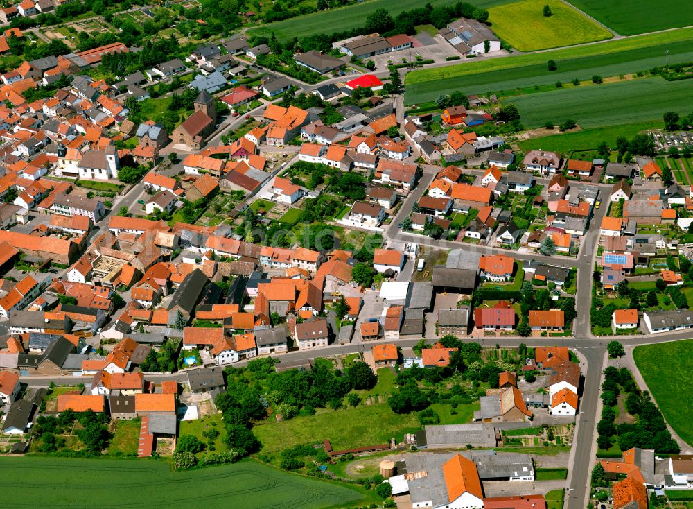 Aerial image Kriegsfeld - Town View of the streets and houses of the residential areas in Kriegsfeld in the state Rhineland-Palatinate, Germany