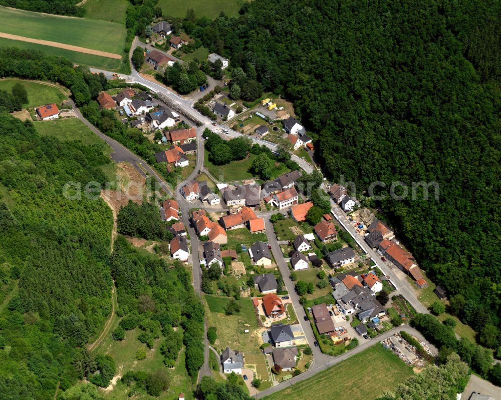 Langenthal from the bird's eye view: View at Langenthal in Rhineland-Palatinate