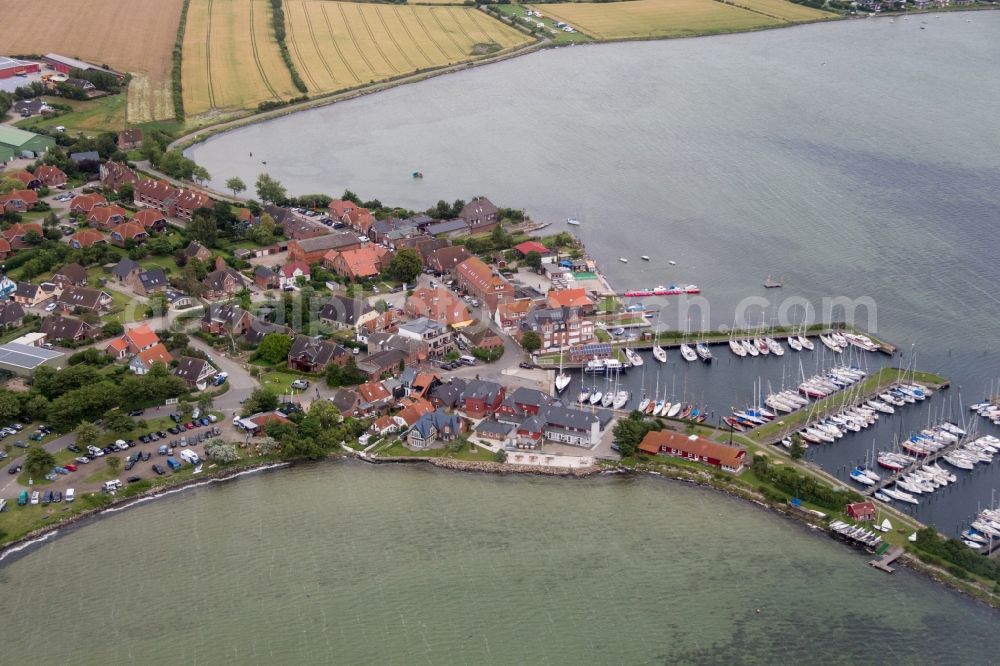 Aerial photograph Fehmarn - View of Lemkenhafen in Fehmarn in the state Schleswig-Holstein