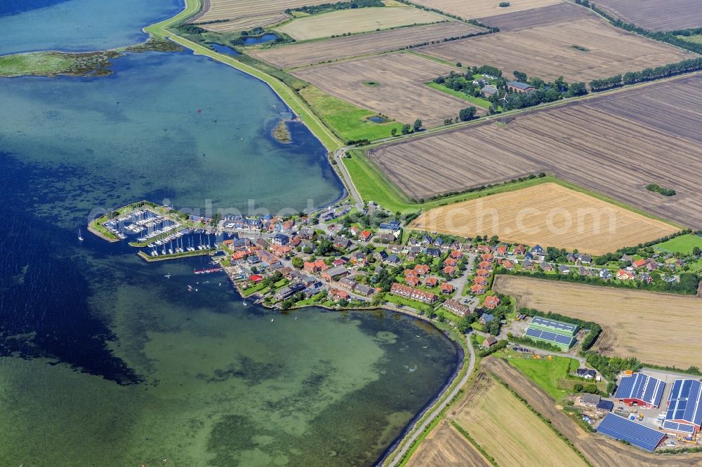 Aerial photograph Fehmarn - View of Lemkenhafen in Fehmarn in the state Schleswig-Holstein