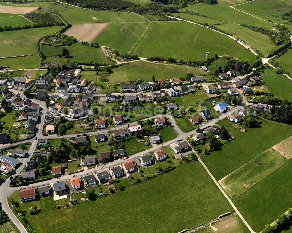 Aerial photograph Lind - View of Lind in the state Rhineland-Palatinate. Lind is a association of municipalities and belongs to the county of Ahrweiler. Also Lind belongs to the protected landscape of Rhine-Ahr-Eifel