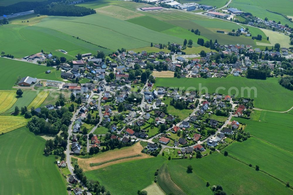 Aerial photograph Lipperts - Town View of the streets and houses in Lipperts in the state Bavaria, Germany