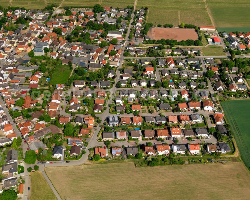 Aerial photograph Lörzweiler - View at Loerzweiler in Rhineland-Palatinate