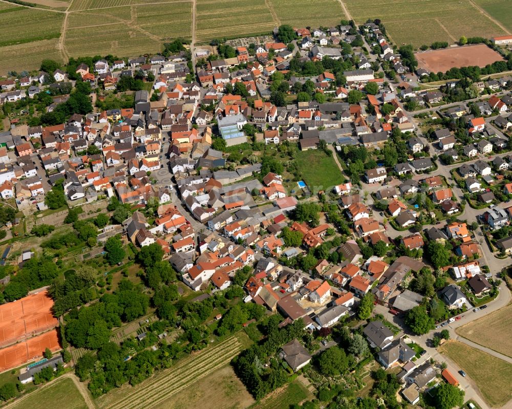 Lörzweiler from above - View at Loerzweiler in Rhineland-Palatinate