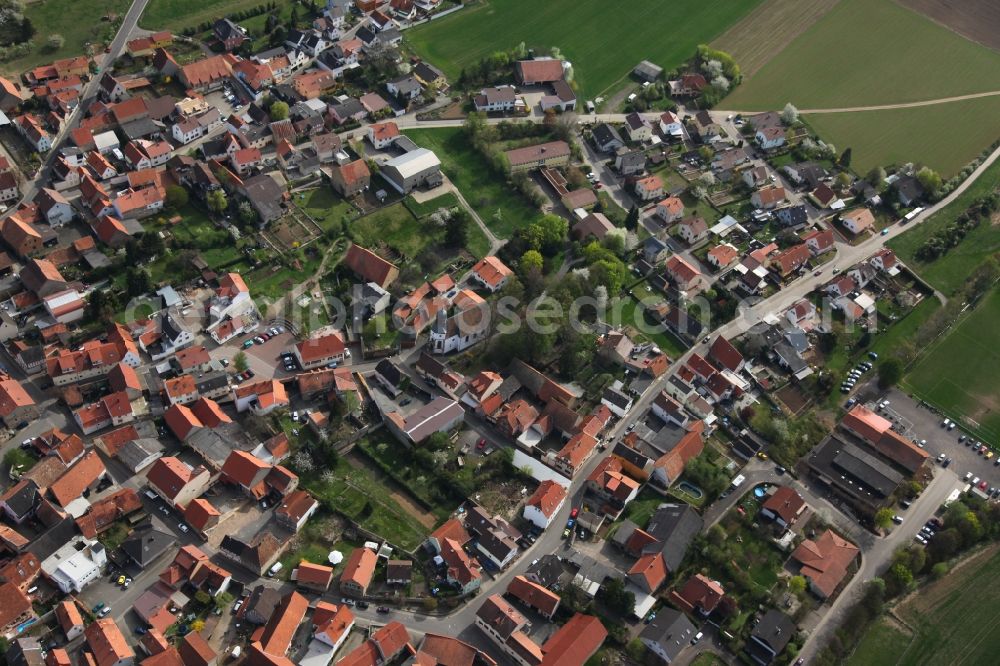 Aerial photograph Mauchenheim - Local view of Mauchenheim in the state of Rhineland-Palatinate