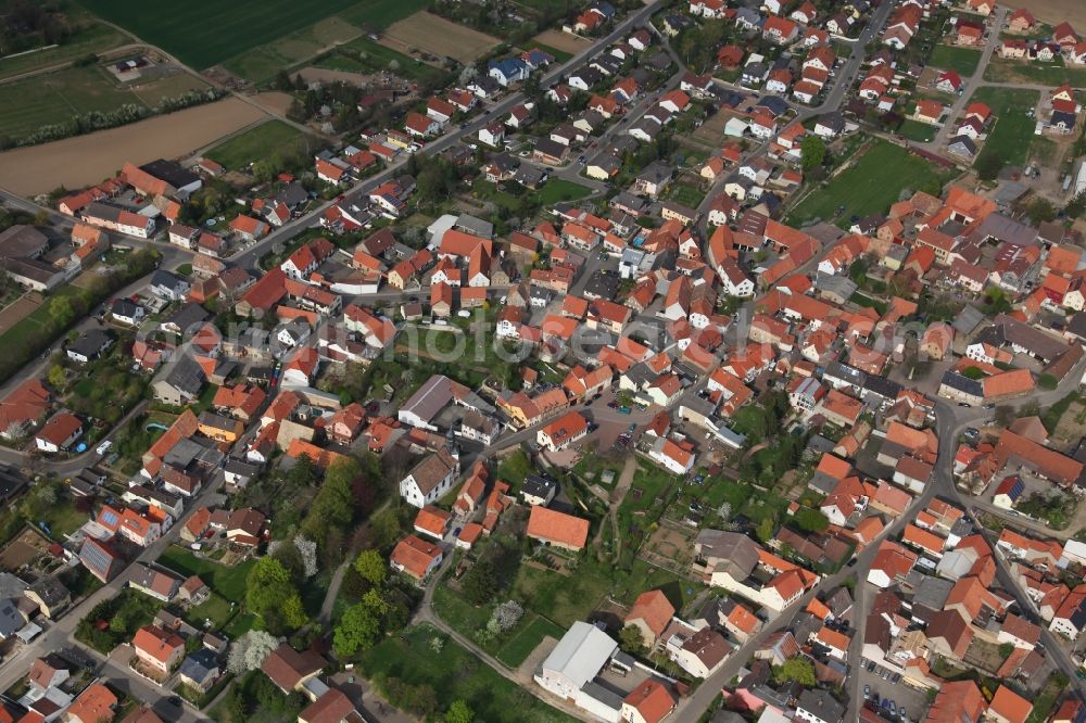 Aerial image Mauchenheim - Local view of Mauchenheim in the state of Rhineland-Palatinate