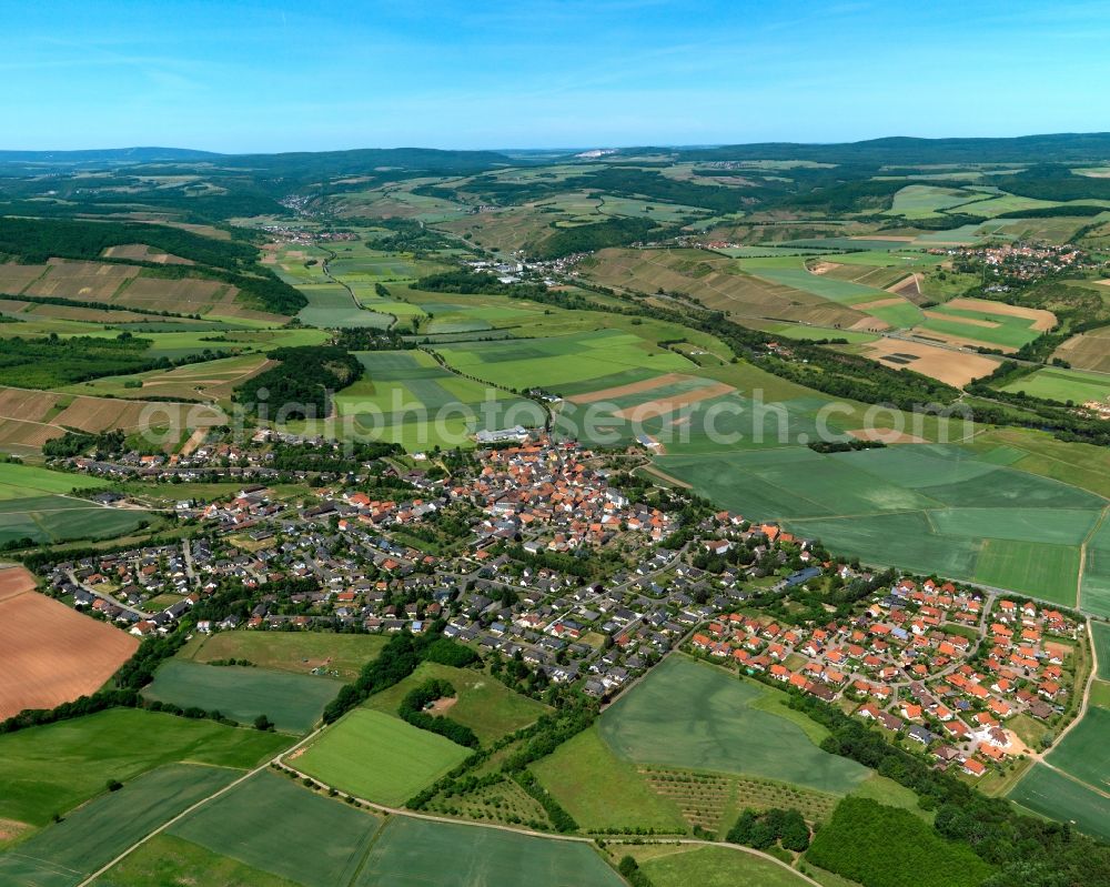 Meddersheim from the bird's eye view: View at Meddersheim in Rhineland-Palatinate