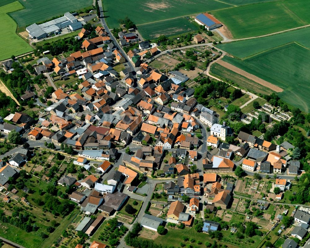 Meddersheim from the bird's eye view: District view of Meddersheim in the state Rhineland-Palatinate