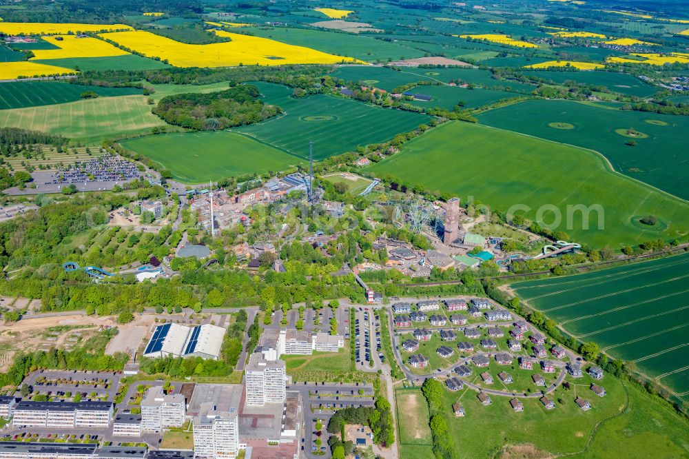 Aerial image Sierksdorf - Village on marine coastal area of Baltic Sea in Sierksdorf in the state Schleswig-Holstein