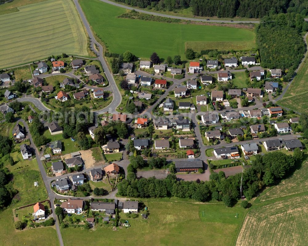 Molzhain from the bird's eye view: View of Molzhain in Rhineland-Palatinate