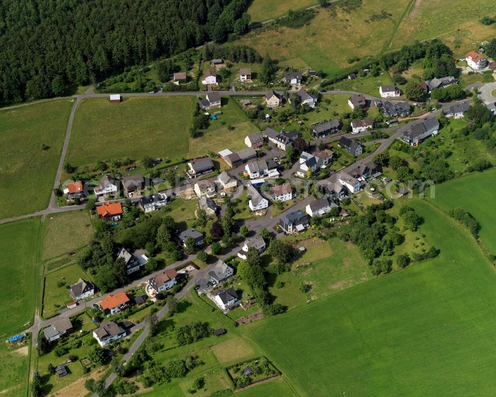 Aerial photograph Molzhain - View of Molzhain in Rhineland-Palatinate