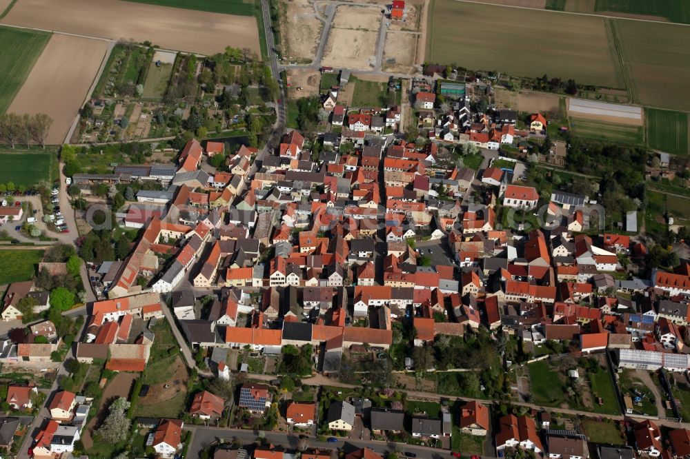 Mörstadt from the bird's eye view: Townscape Mörstadt in the state of Rhineland-Palatinate