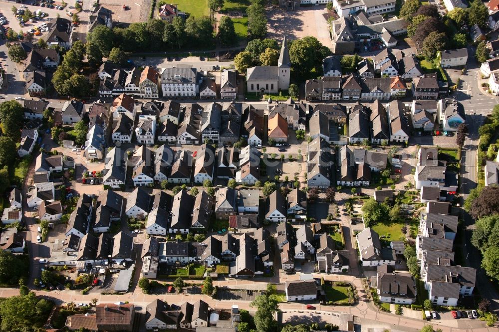 Neuenrade from the bird's eye view: Townscape of Neuenrade in Sauerland in North Rhine-Westphalia