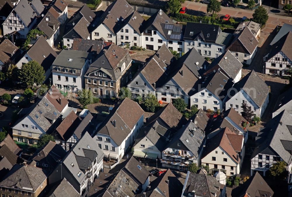 Neuenrade from above - Townscape of Neuenrade in Sauerland in North Rhine-Westphalia