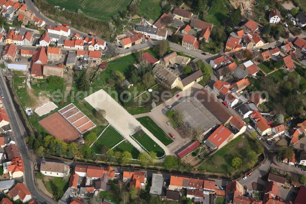 Aerial image Nieder-Wiesen - Local view of Nieder-Wiesen in the state of Rhineland-Palatinate