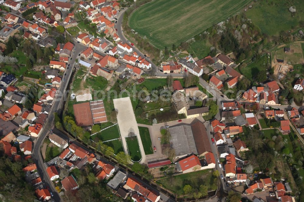 Aerial photograph Nieder-Wiesen - Local view of Nieder-Wiesen in the state of Rhineland-Palatinate