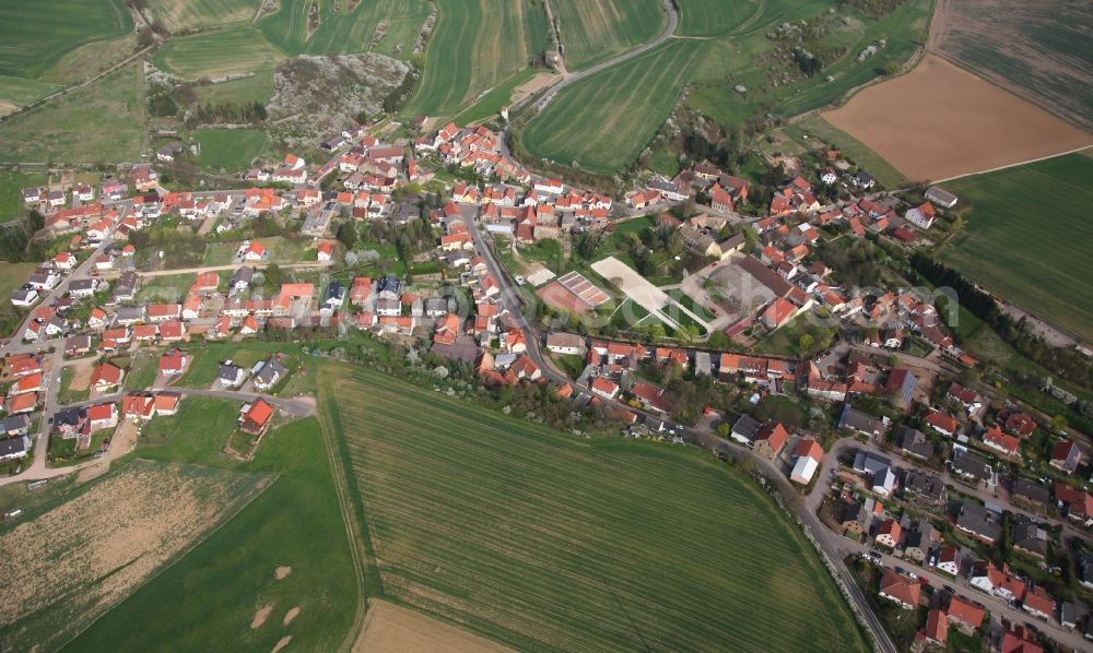 Aerial image Nieder-Wiesen - Local view of Nieder-Wiesen in the state of Rhineland-Palatinate