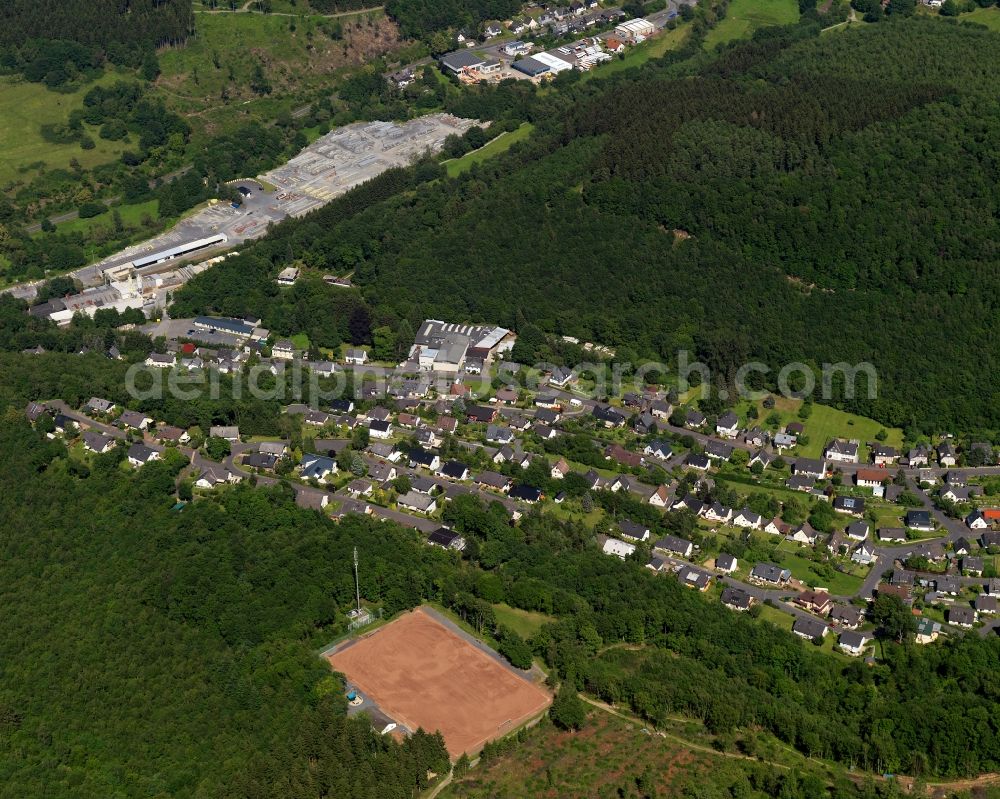 Niederdreisbach from the bird's eye view: View of Niederdreisbach in Rhineland-Palatinate