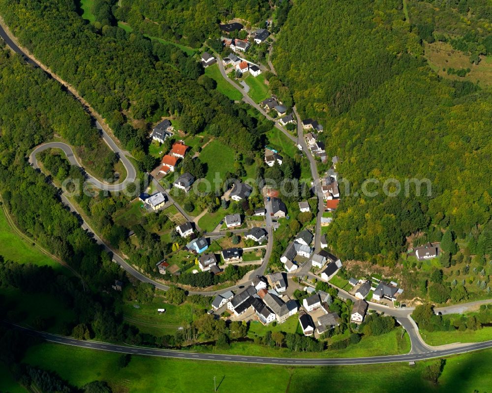 Aerial image Weiler - View at Niederelz in Rhineland-Palatinate