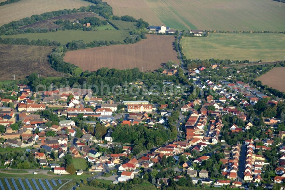 Aerial photograph Oberröblingen - View of Oberroeblingen in the state of Saxony-Anhalt