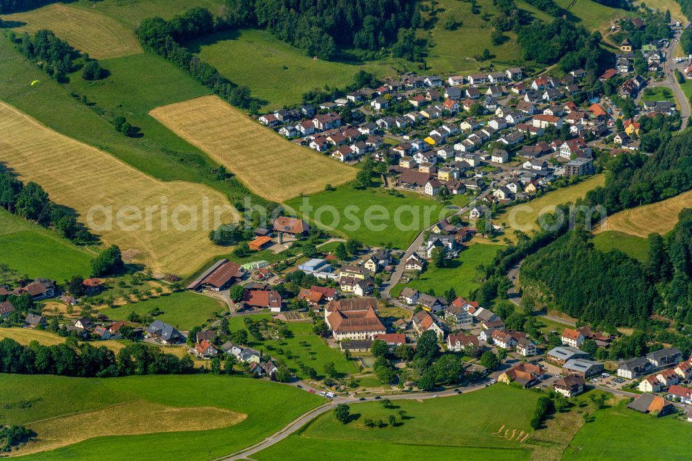 Aerial photograph Oberried - Industrial estate and company settlement in Bruehl in Oberried in the state Baden-Wuerttemberg, Germany