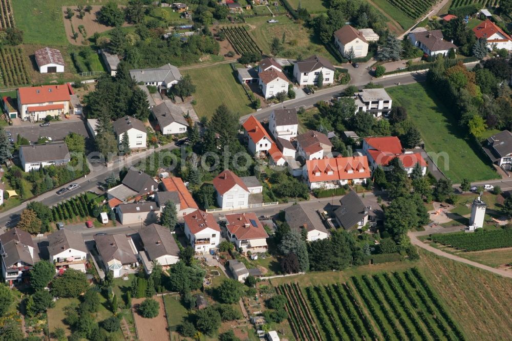 Ockenheim from above - Local view of Ockenheim in the state of Rhineland-Palatinate