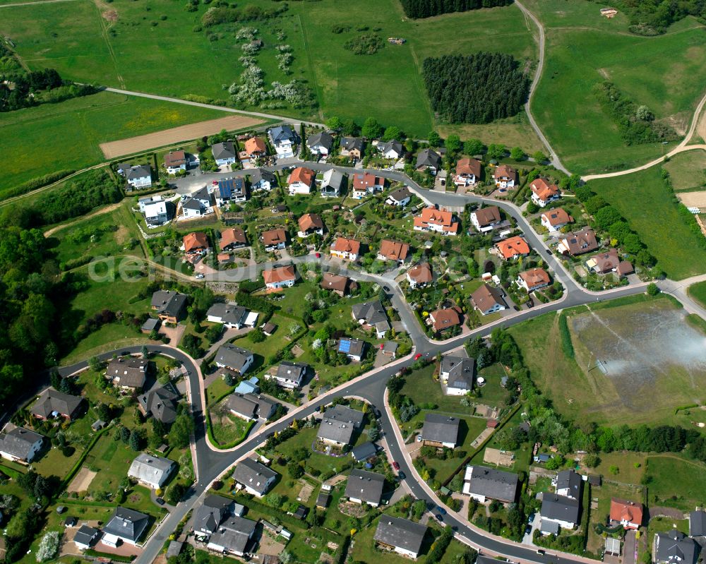 Aerial photograph Offenbach - Town View of the streets and houses of the residential areas in Offenbach in the state Hesse, Germany