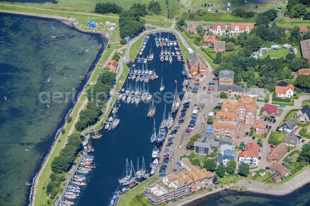 Aerial image Fehmarn - View of Orth in Fehmarn in the state Schleswig-Holstein