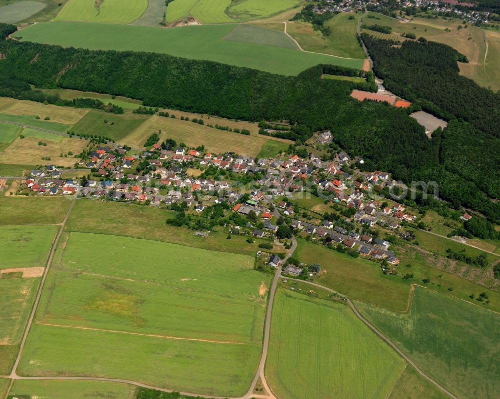 Dickesbach from the bird's eye view: Local view of the local church Dickesbach in Rhineland-Palatinate