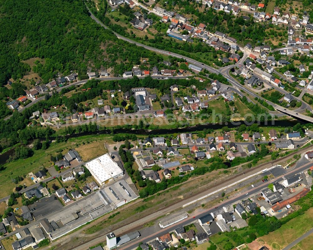 Fischbach from the bird's eye view: Local view of the local church Fischbach in Rhineland-Palatinate