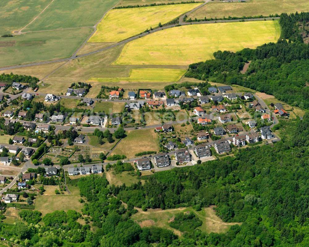 Göttschied from the bird's eye view: Local view of the local church Goettschied in Rhineland-Palatinate