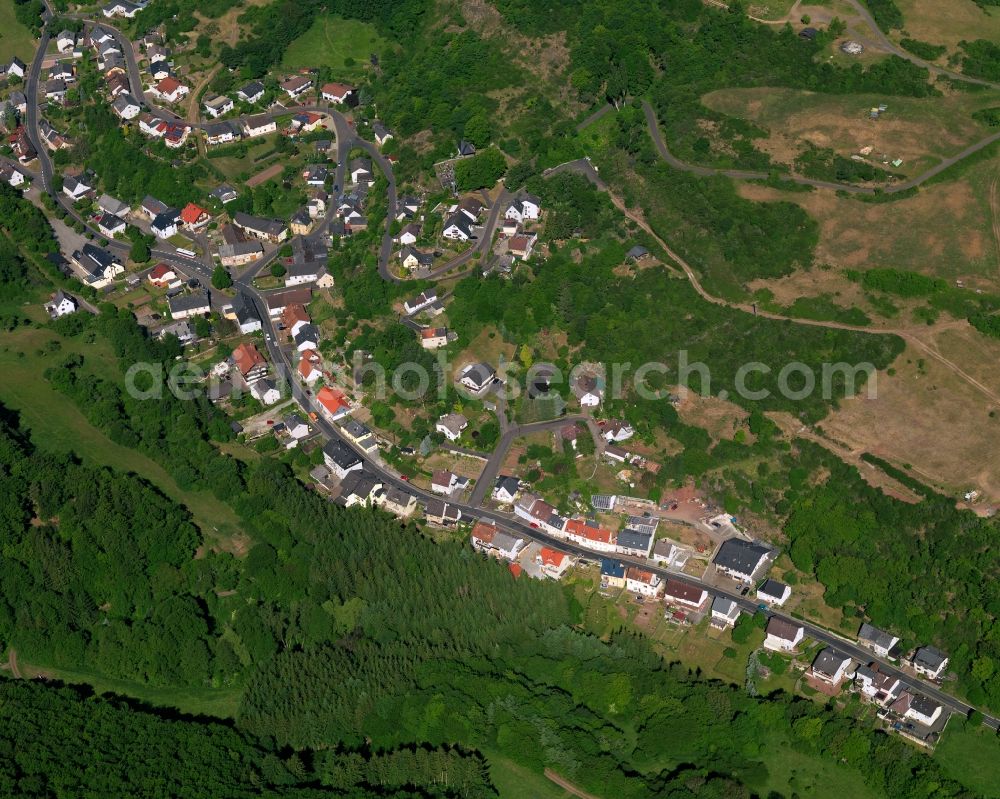 Hintertiefenbach from the bird's eye view: Local view of the local church Hintertiefenbach in Rhineland-Palatinate