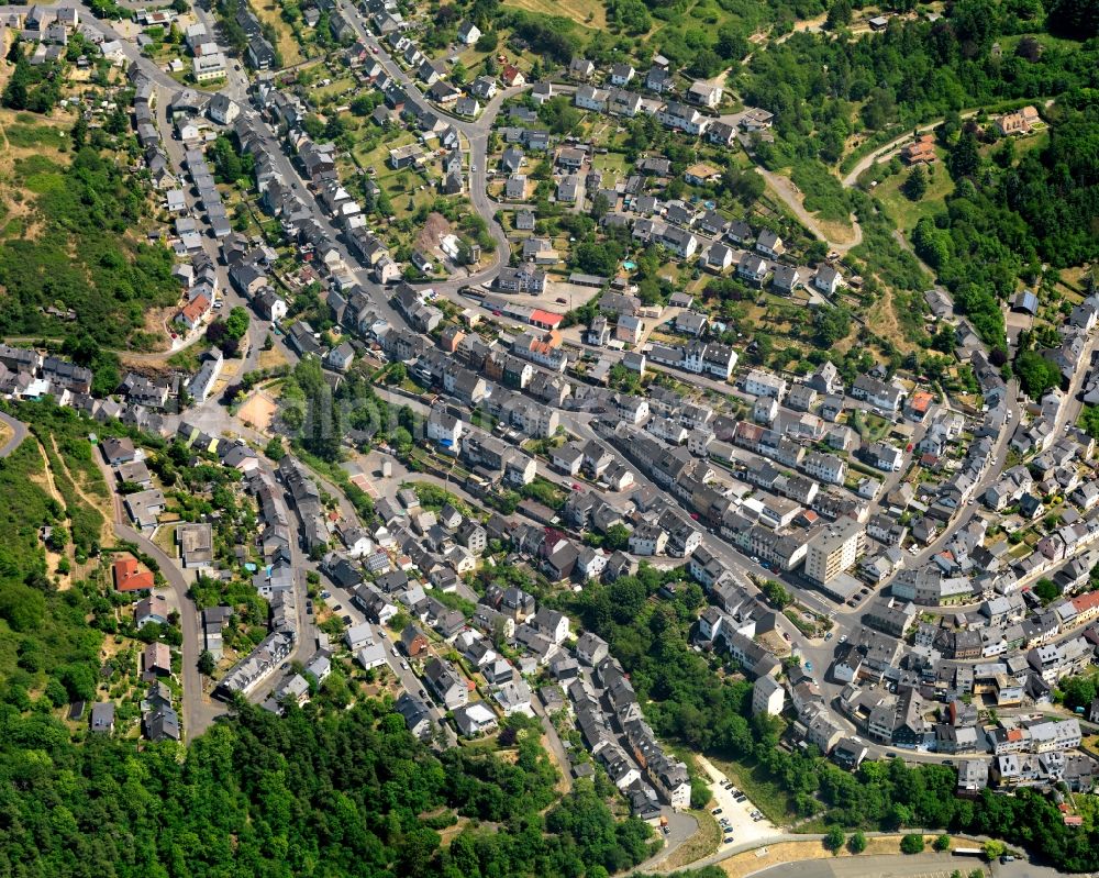 Idar-Oberstein from above - Local view of the local church Idar-Oberstein in Rhineland-Palatinate