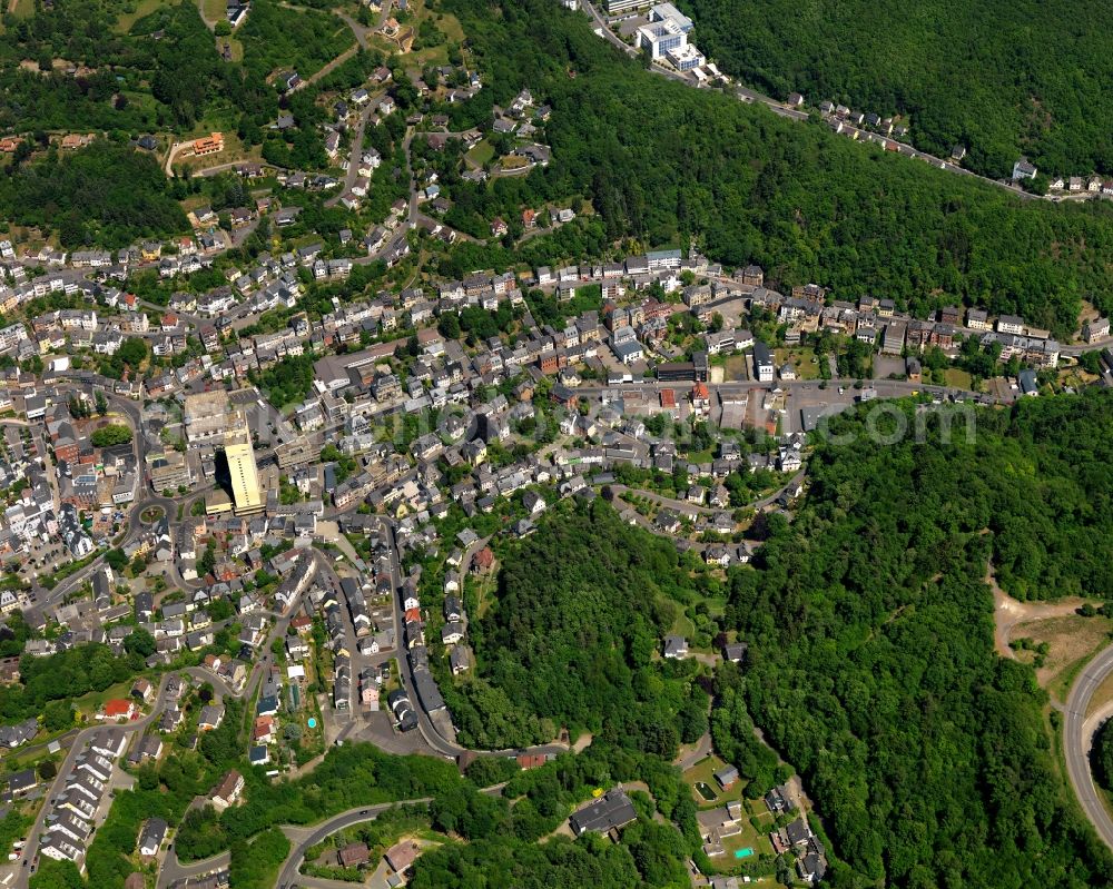 Aerial photograph Idar-Oberstein - Local view of the local church Idar-Oberstein in Rhineland-Palatinate