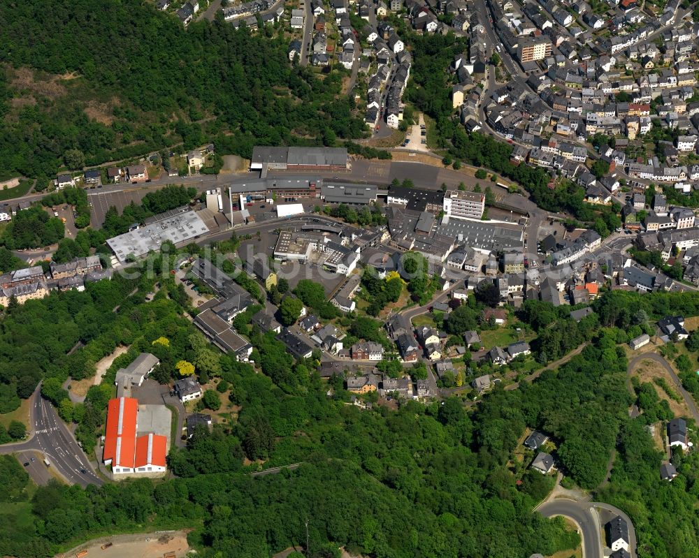 Idar-Oberstein from the bird's eye view: Local view of the local church Idar-Oberstein in Rhineland-Palatinate