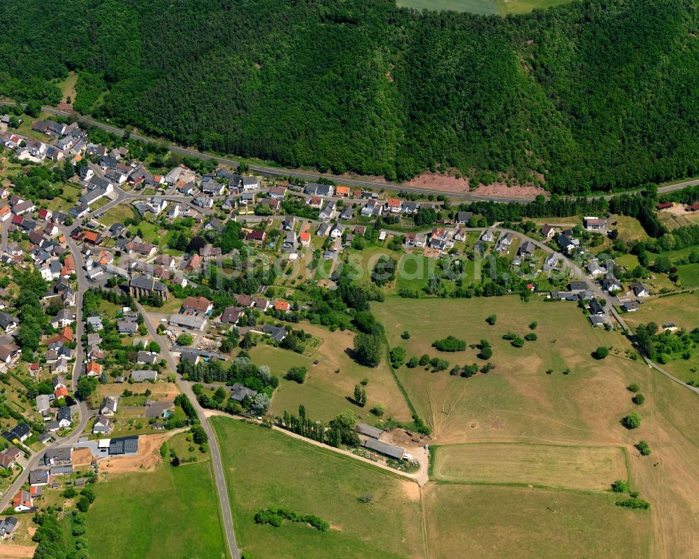 Mittelreidenbach from above - Local view of the local church Mittelreidenbach in Rhineland-Palatinate