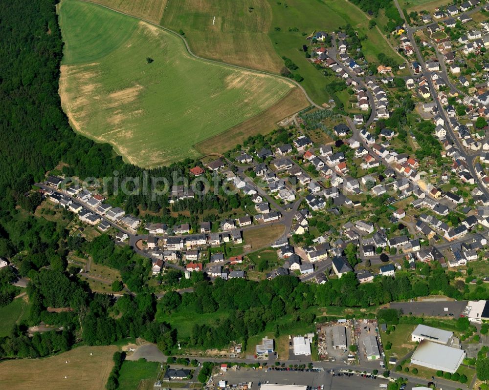 Niederwörresbach from the bird's eye view: Local view of the local church Niederwoerresbach in Rhineland-Palatinate