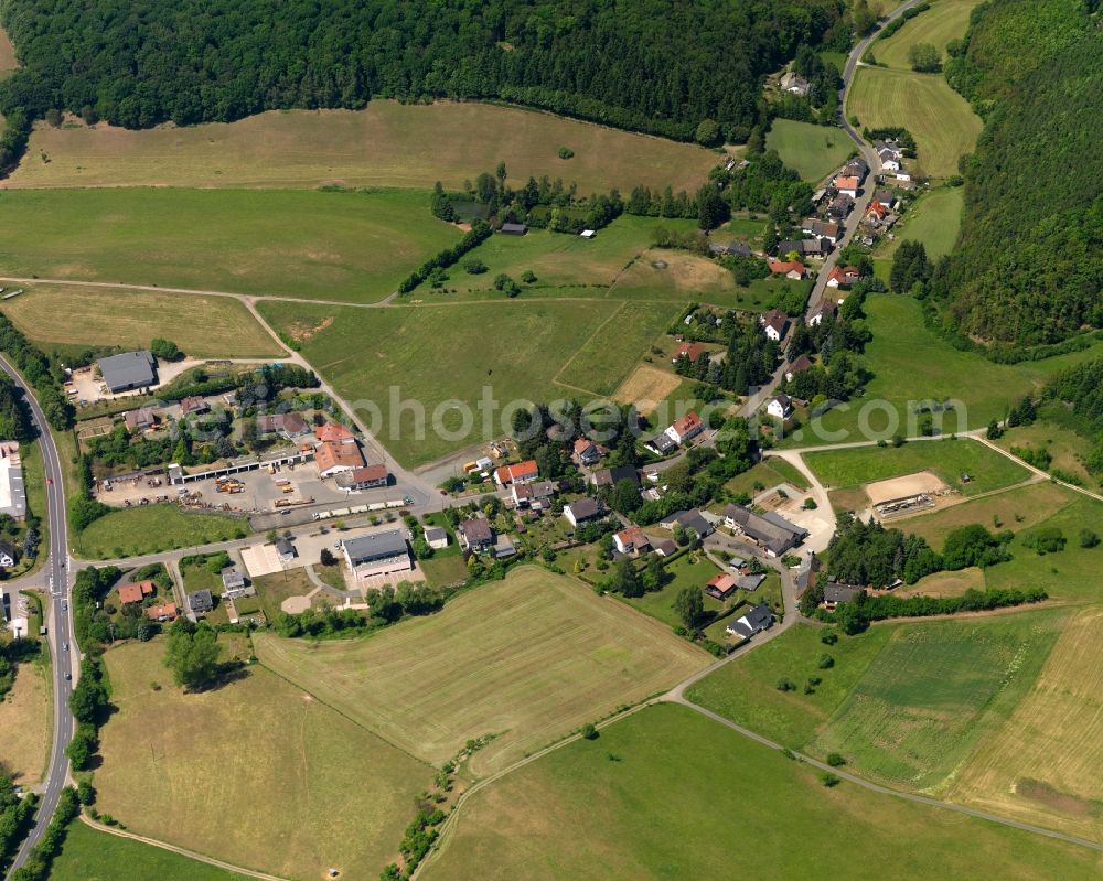 Sien from above - Local view of the local church Sien in Rhineland-Palatinate