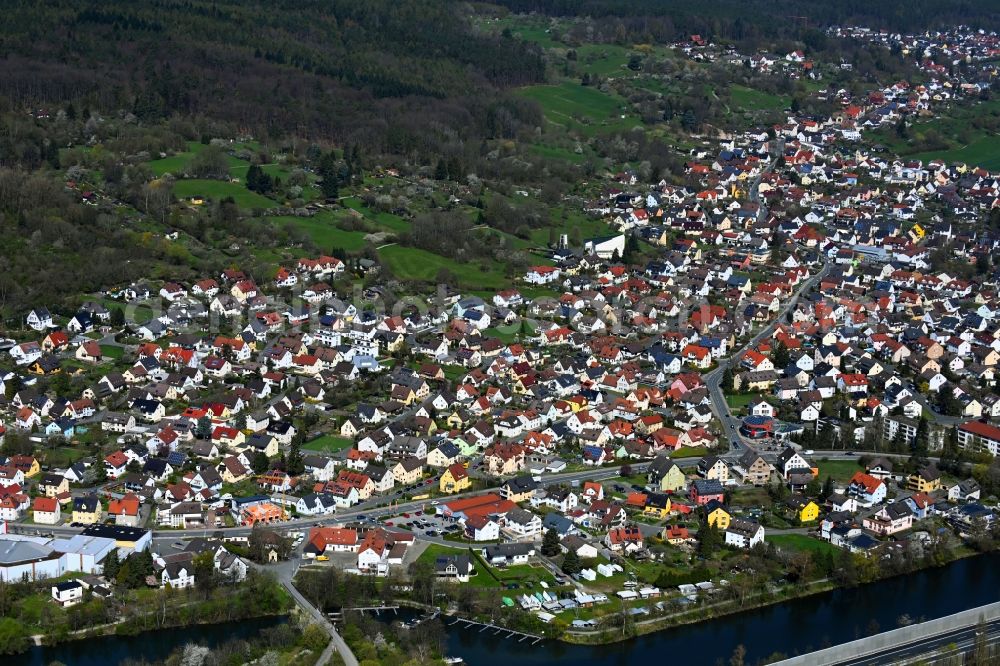 Aerial photograph Forchheim - Town View of the streets and houses of the residential areas in the district Buckenhofen in Forchheim in the state Bavaria, Germany