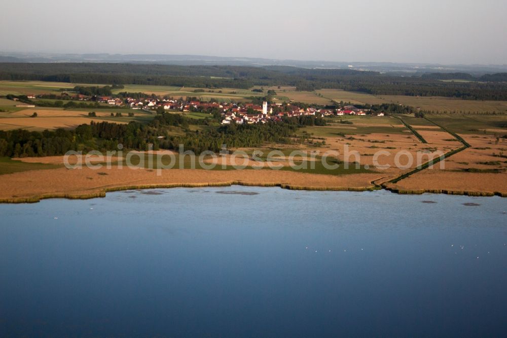 Aerial photograph Alleshausen - Town View of the streets and houses of the residential areas in the district Kappel in Alleshausen in the state Baden-Wuerttemberg